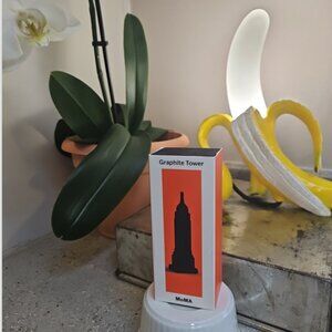 MOMA Graphite Tower  Empire State Building NYC Paperweight Pencil Sculpture NIB